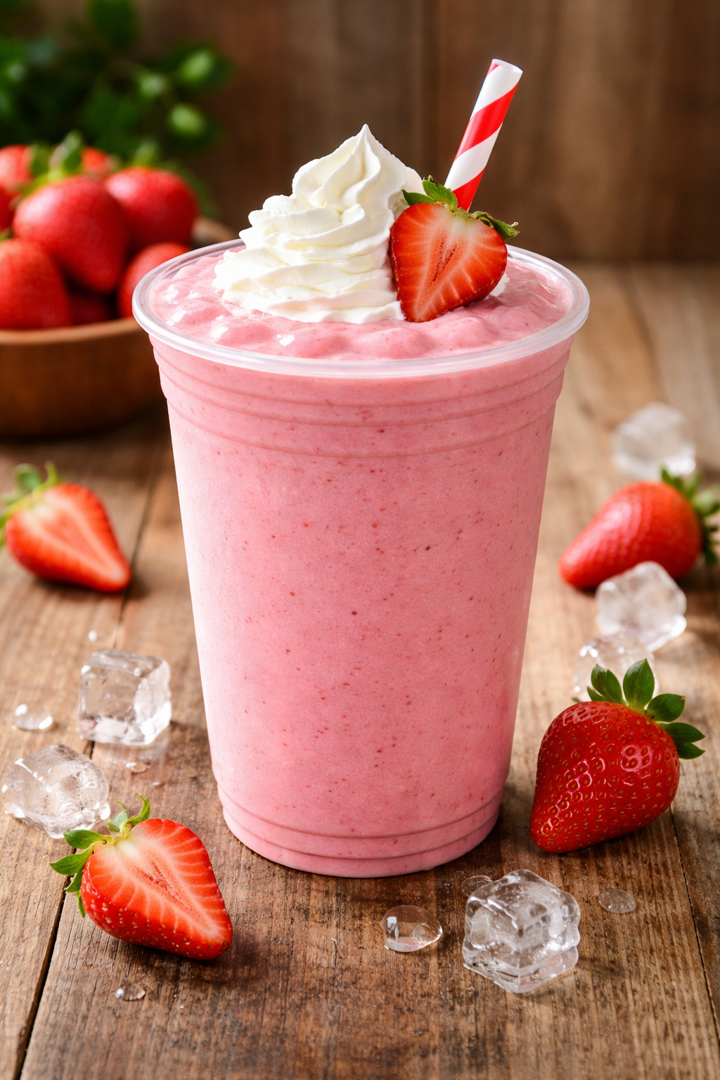 Licuado de frutilla 🍓